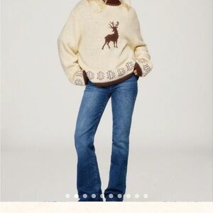 Dairy boy deer sweater xs